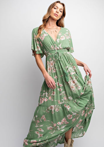 Ophelia Floral Maxi Dress