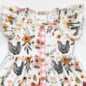 Spring Chickens Girls Dress