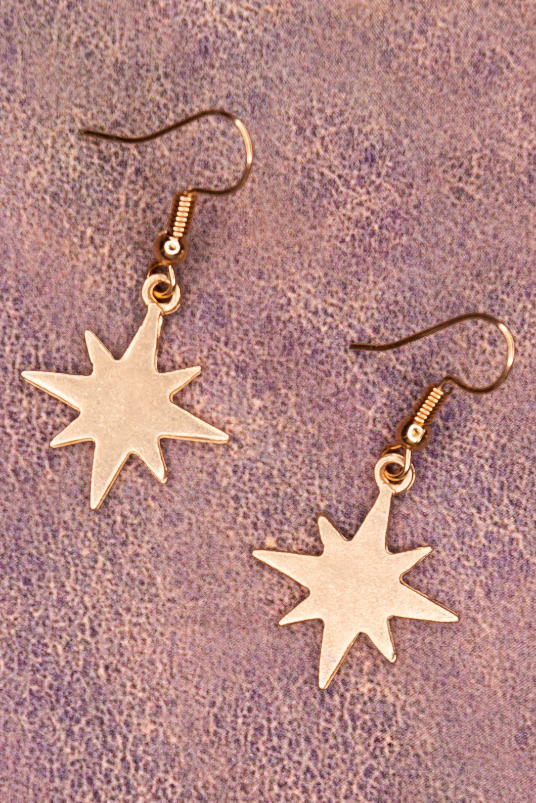 Gold Starburst Earrings