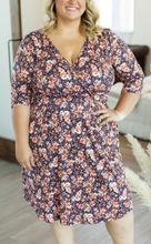 Load image into Gallery viewer, Taylor Floral Dress Navy