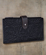 Load image into Gallery viewer, Trinity Ranch Floral Tooled Wallet