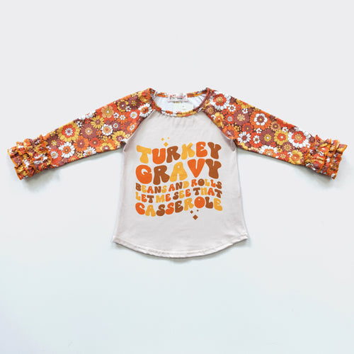 Turkey Gravy Girls Raglan