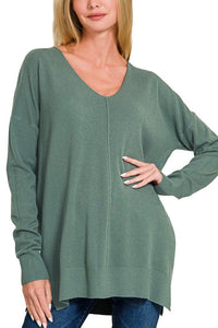 Front Seam Sweater