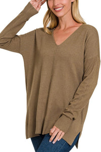 Front Seam Sweater