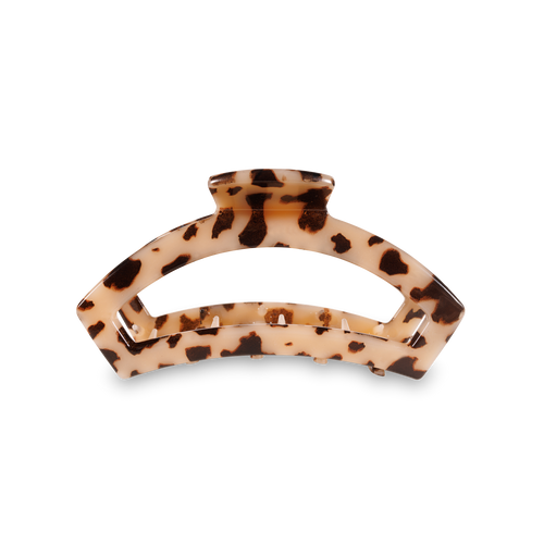 TELETIES - Open Blonde Tortoise Medium Hair Clip