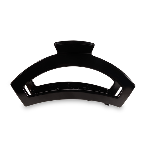 TELETIES - Open Jet Black Large Hair Clip
