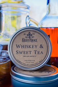 Dixie Grace - Whiskey & Sweet Tea - Wooden Wick Candle