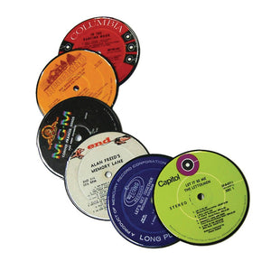 Vinylux - Vinyl Record Label Coasters (Set of 6)