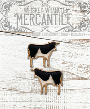 Load image into Gallery viewer, Cow Cowhide Earrings