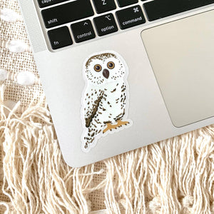 Elyse Breanne Design - Clear Owl Sticker 3x2 in.