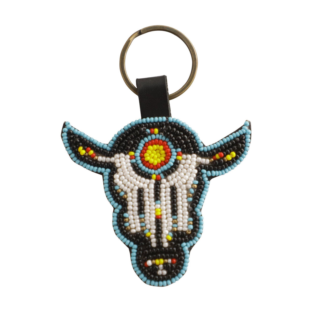 Myra Antique Bull Key Chain