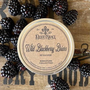 Dixie Grace - Wild Blackberry Briars - Wooden Wick Candle