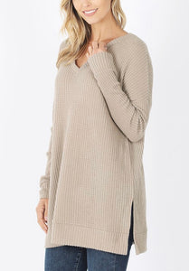 Waffle Thermal Sweater