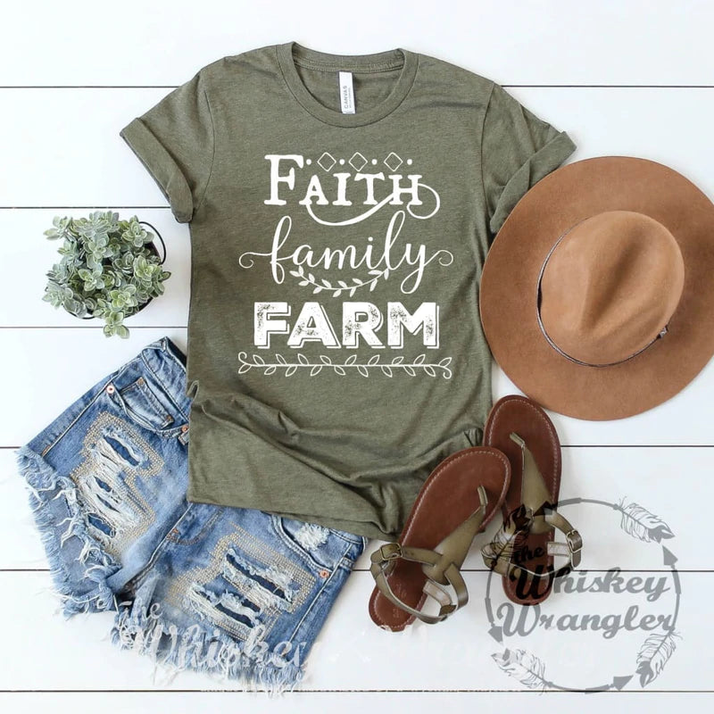 Faith Family Farm Tee