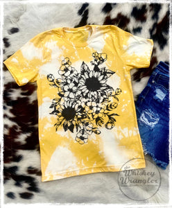 Sunflower Bleached Tee